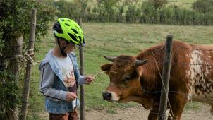 <p>Den Kindern bieten sich entlang der Strecke vielerlei interessante Orte.</p>