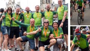 <p>Für die Mitglieder der Ourgrunder Radgruppe „Botter op’d Tart“ war die erstmalige Teilnahme an der 1.000-km-Radtour „Kom op tegen kanker“ für die Krebsforschung ein unbeschreibliches Erlebnis, das sie im kommenden Jahr wiederholen möchten. „Vor allem möchten wir aber unseren Sponsoren danken,. die uns diese Teilnahme ermöglicht haben.“</p>