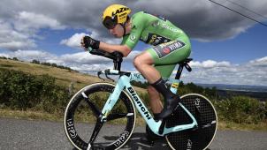 <p>Wout Van Aert auf seinem Weg zum Etappensieg.</p>