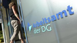 <p>Blick auf das Arbeitsamt der Deutschsprachigen Gemeinschaft. Foto: David Hagemann</p>