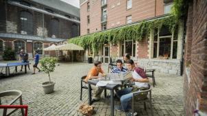 <p>Das Gebäude, in dem sich die Jugendherberge befindet, ist zum Teil denkmalgeschützt.</p>