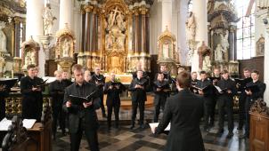 <p>Bei seinem Auftritt in der Nikolauskirche präsentierte der finnische Männerchor Euga ein sehr modernes Repertoire.</p>