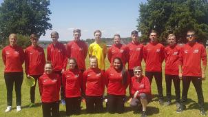 <p>Die Mannschaft des CFA Kelmis freut sich auf die Herausforderung in Le Mans.</p>