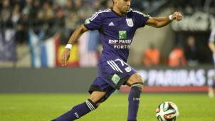 <p>Roland Vargas im Trikot des RSC Anderlecht</p>