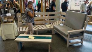 <p>Das Zawm St.Vith stellt die Gesellen- und Meisterstücke noch bis Mittwoch im Triangel aus. Bilder: Gerd Hennen</p>