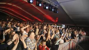 <p>Im Festzelt herrschte am Samstagabend allerbeste Stimmung.</p>