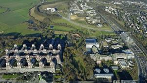 <p>Der Campus Melaten mit dem Uniklinikum: Die RWTH hat das 170.000 Quadratmeter große Gelände im Westen der Stadt 2018 gekauft. Der RWTH Aachen Campus mit seinen beiden Bereichen Melaten und West soll dadurch zu einem der größten Forschungsareale Europas entwickelt werden.</p>
