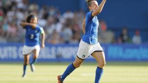 <p>Aurora Galli durfte sich zum dritten Mal als Torschützin feiern lassen.</p>