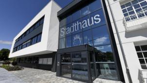 <p>Das neue Eupener Verwaltungsgebäude soll mit Kameraüberwachung ausgestattet werden.</p>