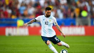 <p>Lionel Messi konnte noch nicht glänzen.</p>
