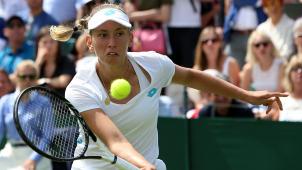 <p>Elise Mertens sicherte sich mit einem starken Auftritt den Einzug in die zweite Runde von Wimbledon.</p>