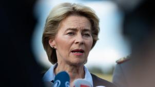 <p>Ursula von der Leyen wurde nicht von Merkel nominiert.</p>