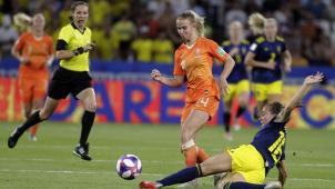 <p>Jackie Groenen erzielte das entscheidende Tor für die Niederländerinnen.</p>