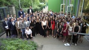 <p>Die Abschlussklassen am Königlichen Athenäum Eupen.</p>