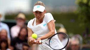 <p>Diesmal behielt Elise Mertens die Oberhand über Qiang Wang. Bild: belga</p>