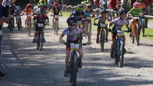 <p>Start zum U9 Mountain Bike Rennen. Bild: NC-Media</p>