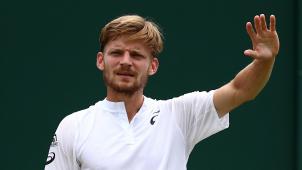 <p>David Goffin erreicht zum ersten Mal das Viertelfinale von Wimbledon.</p>
