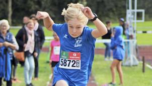 <p>Das Foto zeigt Amélie Kuckart, die sich bei den Pupilles für das Finale qualifizierte.</p>