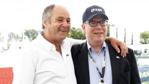 <p>Gerhard Berger und Albert II. von Monaco (r.)</p>