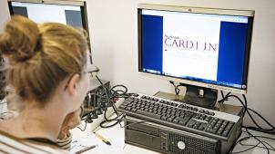 <p>Blick auf die Arbeit des Viertelhauses Cardijn in Eupen.</p>