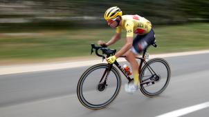 <p>Giulio Ciccone erfreut sich weiterhin seines Gelben Trikots.</p>