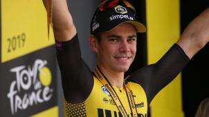 <p>Der Etappengewinn am Montag könnte das Leben von Wout Van Aert entscheidend verändern.</p>