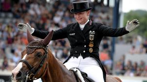 <p>Isabell Werth erreichte die Note 10,0.</p>