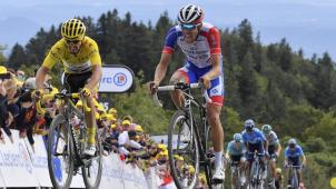 <p>Mit Julian Alaphilippe im Gelben Trikot und Tourmalet-Bezwinger Thibaut Pinot hat Frankreich noch zwei heiße Eisen im Feuer.</p>