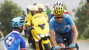 <p>Mikel Landa belegt Platz sieben im Generalklassement.</p>
