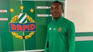 <p>Pierre Ramses Akono durchlief im Sommer ein Probetraining bei Rapid Wien.</p>