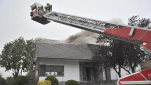 <p>Im Ketteniser Ortsteil Oberste Heide kam es zu einem Brand.</p>