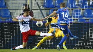 <p>Benjamin Nygen erzielte in der 50. Minute den wichtigen Genker Ausgleich.</p>