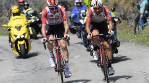 <p>Tim Wellens (links) und Thomas De Gendt</p>
