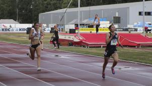 <p>Marie Fickers (l.) zeigte eine starke Leistung.</p>