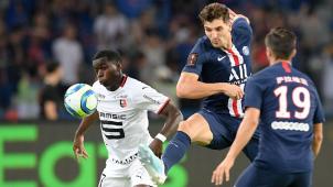 <p>Thomas Meunier (Bildmitte) in Aktion</p>