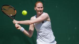 <p>Steht am Sonntag in Karlsruhe im Finale: Alison Van Uytvanck.</p>