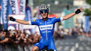 <p>Konnte am Samstag das Rennen für sich entscheiden: Remco Evenepoel.</p>