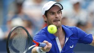 <p>Andy Murray gab in Cincinnati sein Einzel-Comeback.</p>