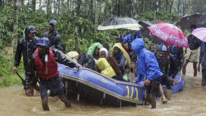 <p>Der Monsun in Indien hat katastrophale Folgen.</p>