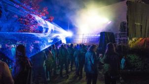 <p>Ein zweiter Technobereich sorgte für Abwechslung.</p>