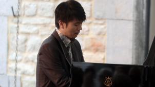 <p>Der japanische Pianist Kotaro Fukuma sorgte am Freitagabend für Begeisterung in Malmedy.</p>