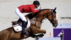 <p>Jos Verlooy holte nach Gold mit der Mannschaft beim Springreiten die Bronzemedaille.</p>