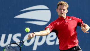 <p>David Goffin setzte sich in vier Sätzen gegen den Franzosen Corentin Moutet durch.</p>