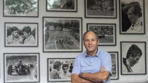 <p>Gerhard Berger in seinem Büro.</p>