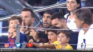 <p>Der kleine Messi jubelte etwas zu früh.</p>