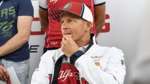 <p>Kimi Räikkönen (Alfa Romeo) zog sich während der Sommerferien eine Muskelverletzung zu.</p>