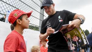 <p>Valtteri Bottas freut sich auf Spa.</p>