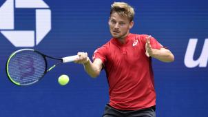 <p>David Goffin stand gegen Roger Federer nicht einmal 80 Minuten auf dem Court.</p>