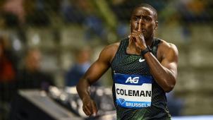 <p>Christian Coleman in Brüssel.</p>