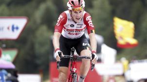 <p>Carl Fredrik Hagen sammelt wichtige Erfahrungen bei der Vuelta.</p>